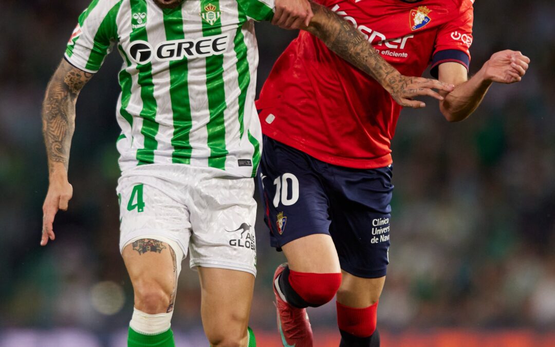 Betis-1-1-Osasuna:Tablas en Sevilla