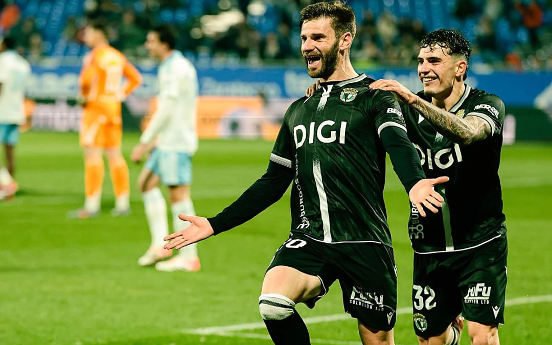El Burgos sobrevive y elimina al Real Zaragoza en la prórroga